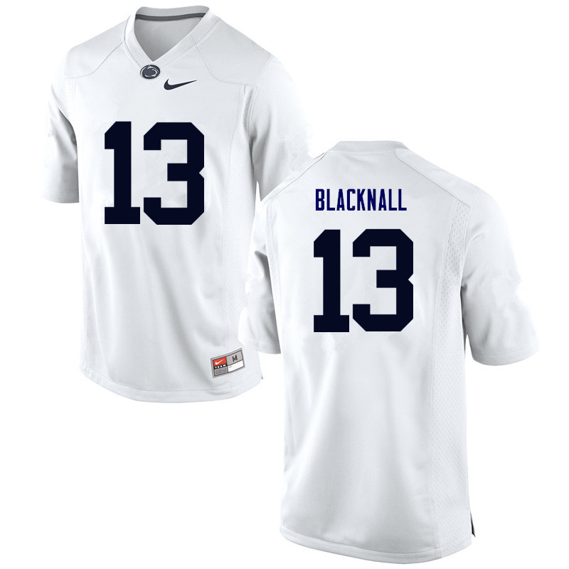 NCAA Nike Men's Penn State Nittany Lions Saeed Blacknall #13 College Football Authentic White Stitched Jersey PZO3598QF